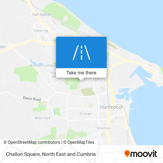 Challon Square map