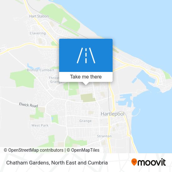 Chatham Gardens map