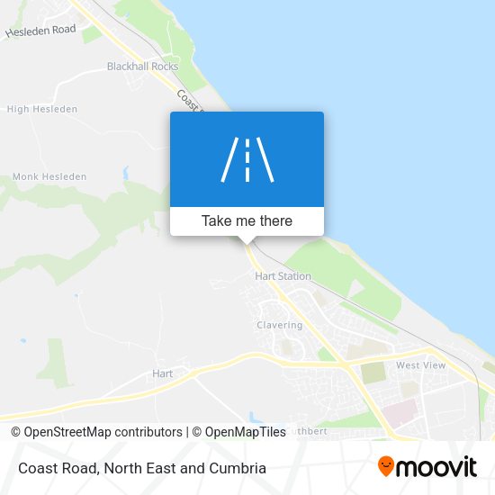 Coast Road map