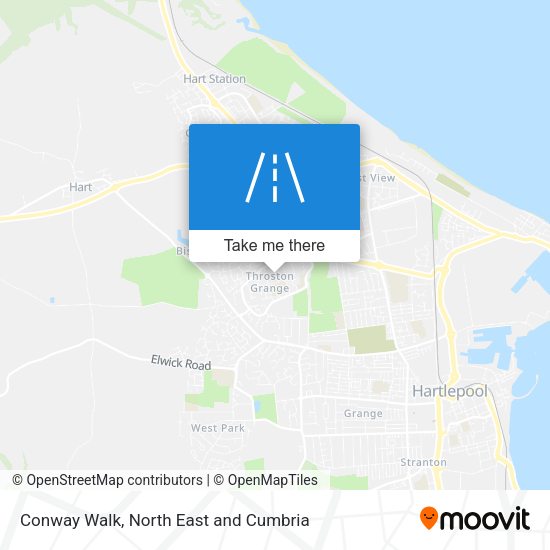 Conway Walk map