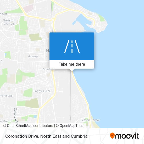 Coronation Drive map