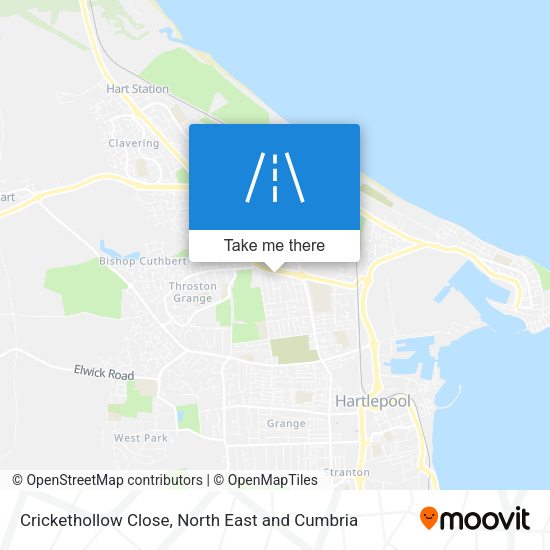 Crickethollow Close map