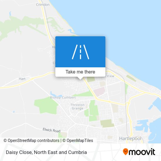 Daisy Close map