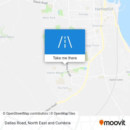 Dallas Road map