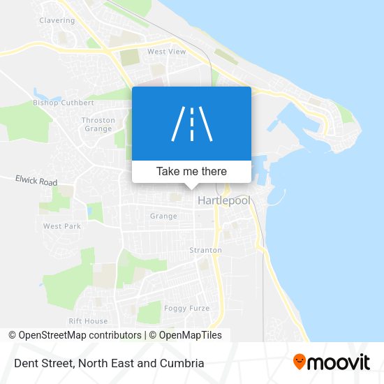 Dent Street map