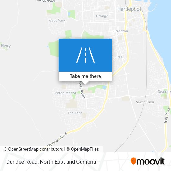 Dundee Road map