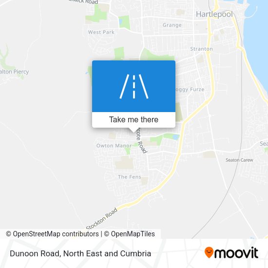 Dunoon Road map
