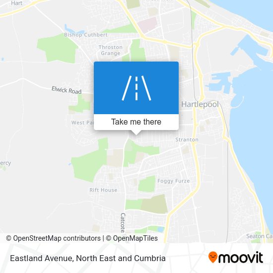 Eastland Avenue map