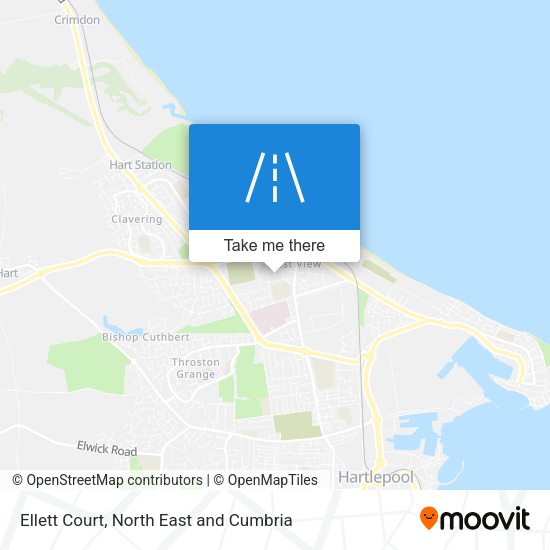 Ellett Court map