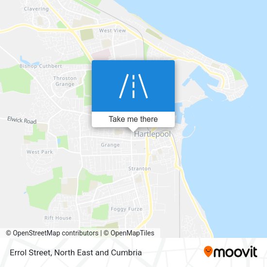 Errol Street map