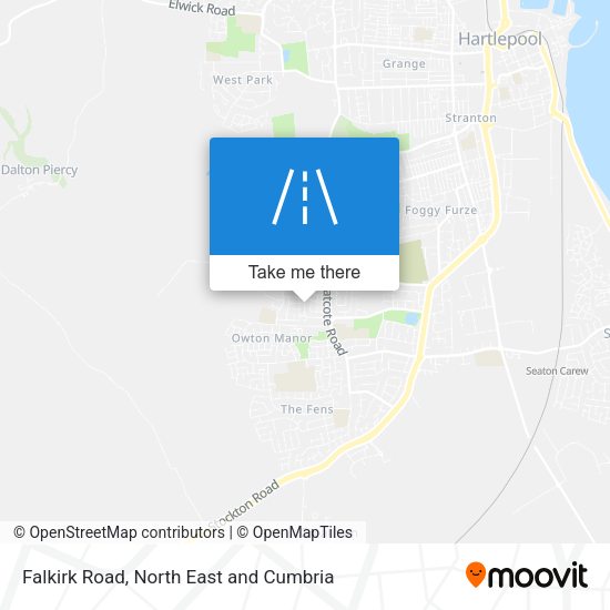 Falkirk Road map