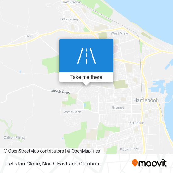 Fellston Close map