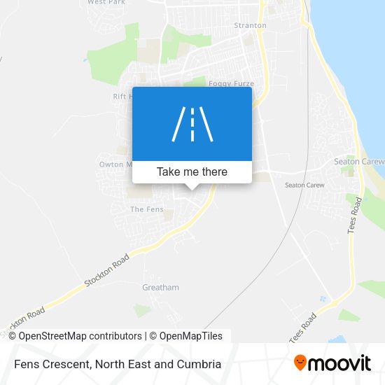 Fens Crescent map