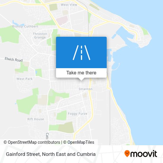 Gainford Street map