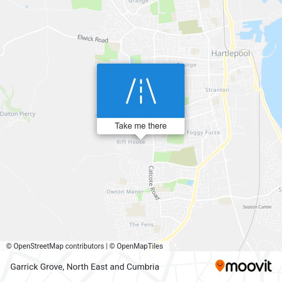 Garrick Grove map