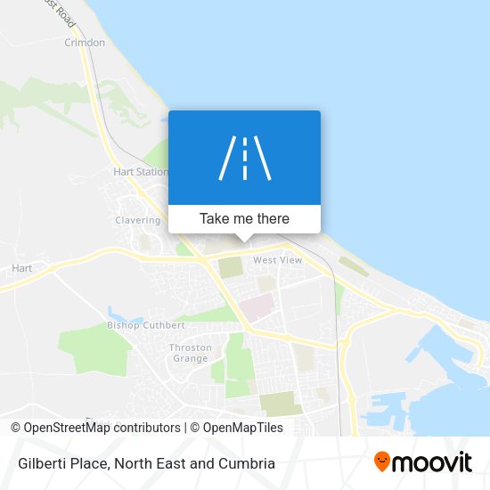 Gilberti Place map