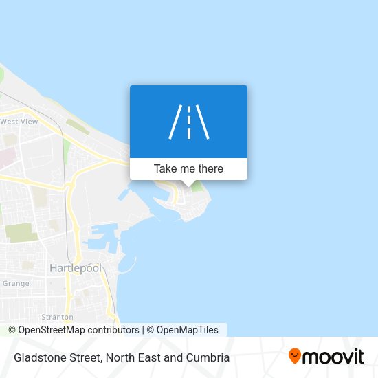 Gladstone Street map