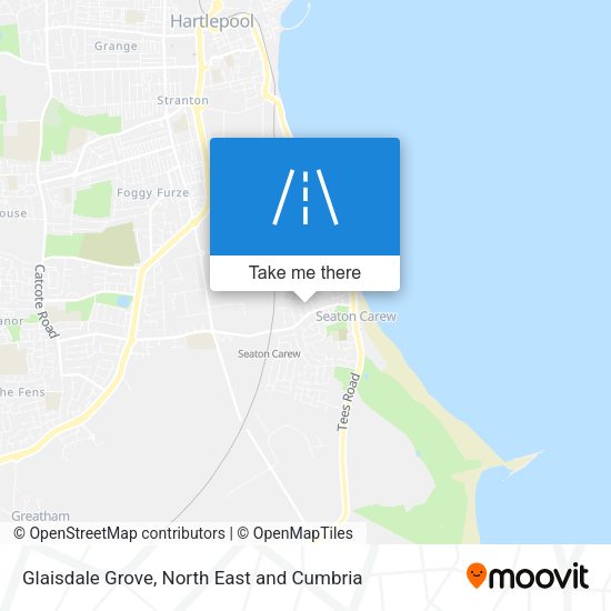 Glaisdale Grove map