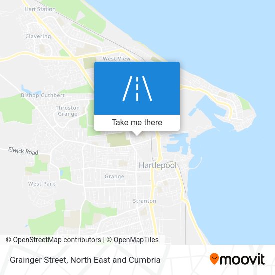 Grainger Street map