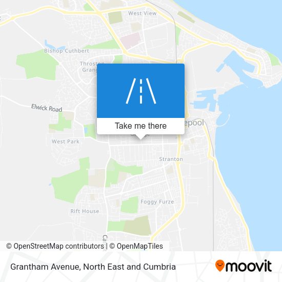 Grantham Avenue map