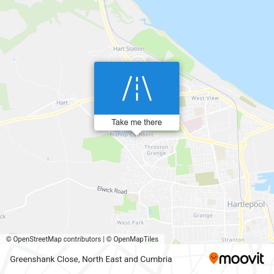 Greenshank Close map