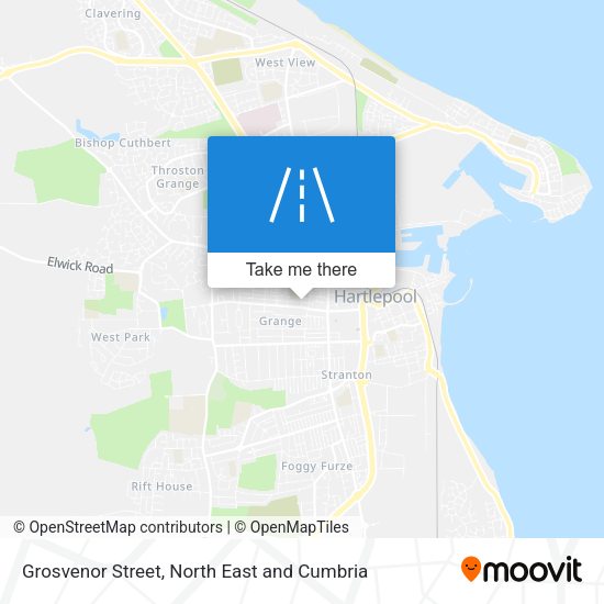 Grosvenor Street map
