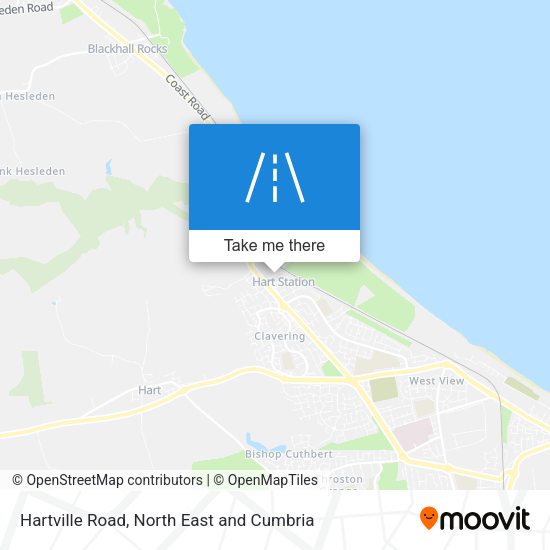 Hartville Road map