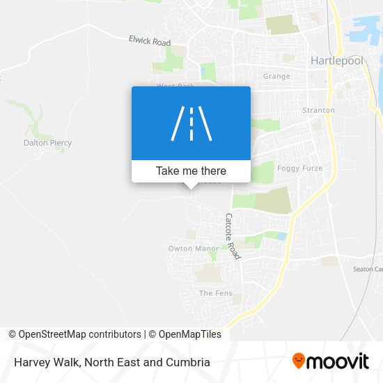 Harvey Walk map