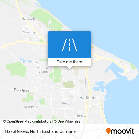Hazel Grove map