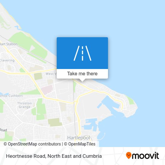 Heortnesse Road map