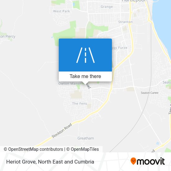 Heriot Grove map