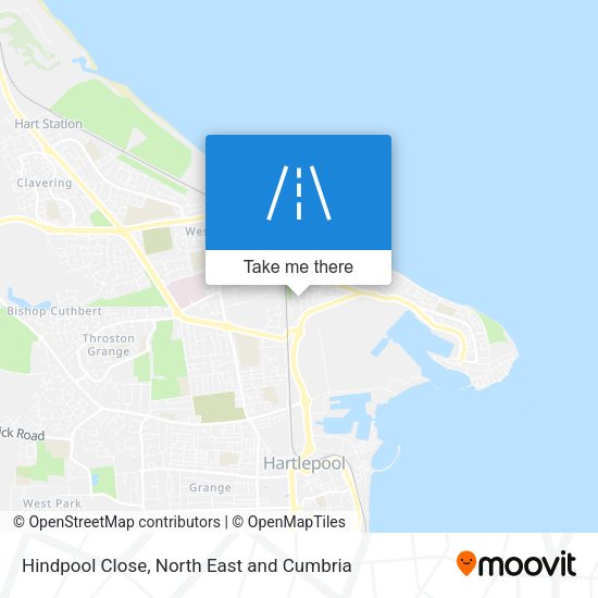 Hindpool Close map
