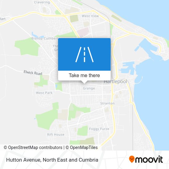 Hutton Avenue map
