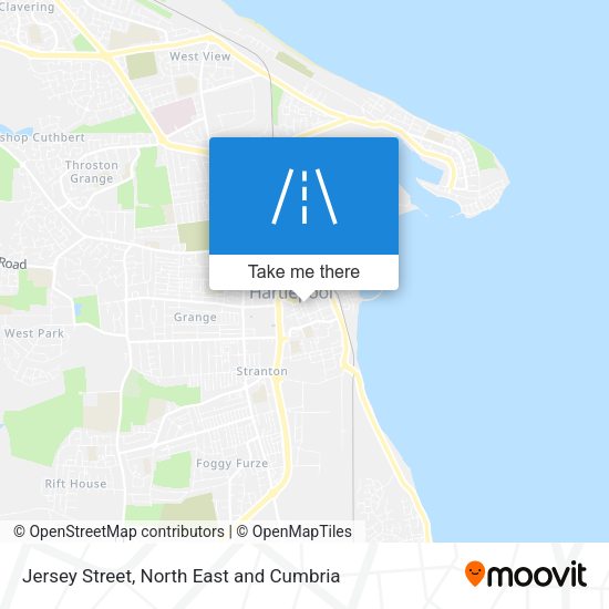 Jersey Street map