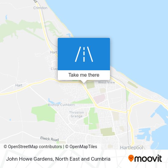 John Howe Gardens map