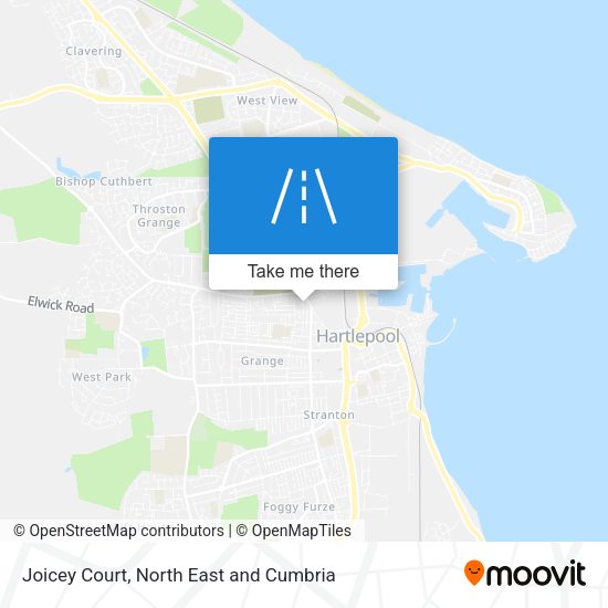 Joicey Court map