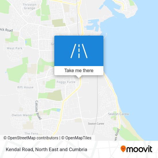 Kendal Road map