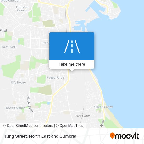 King Street map