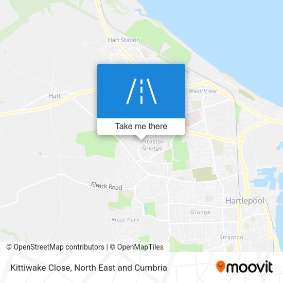 Kittiwake Close map