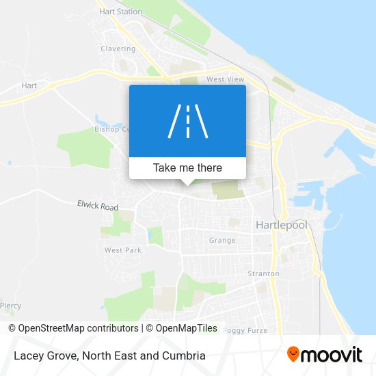 Lacey Grove map