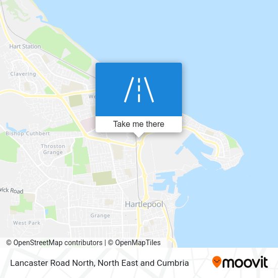 Lancaster Road North map