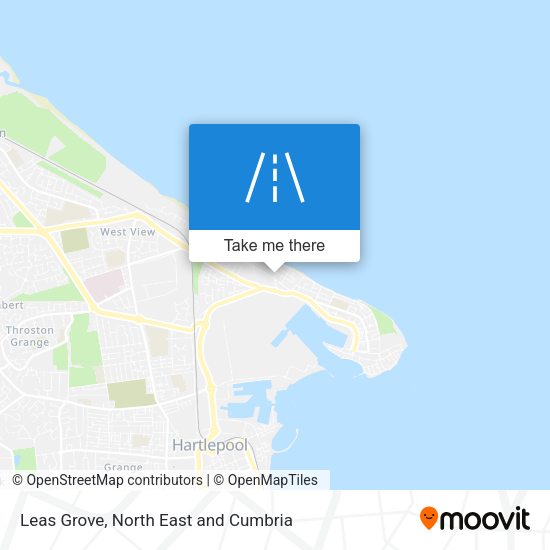 Leas Grove map