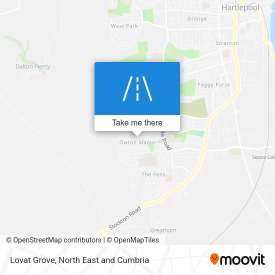 Lovat Grove map
