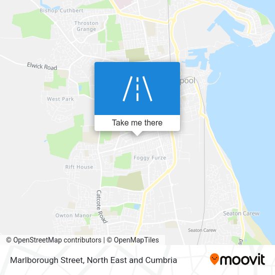 Marlborough Street map