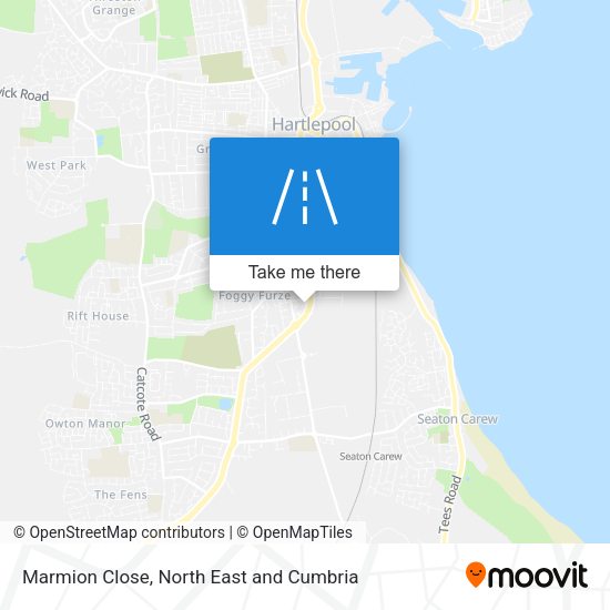 Marmion Close map