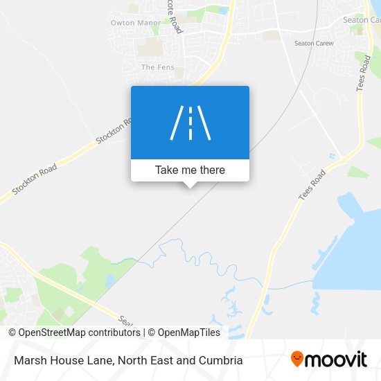 Marsh House Lane map