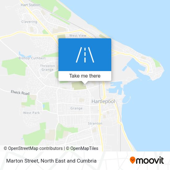 Marton Street map