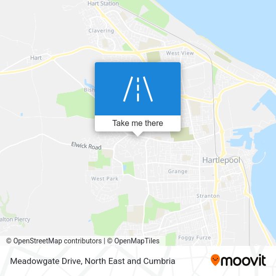 Meadowgate Drive map