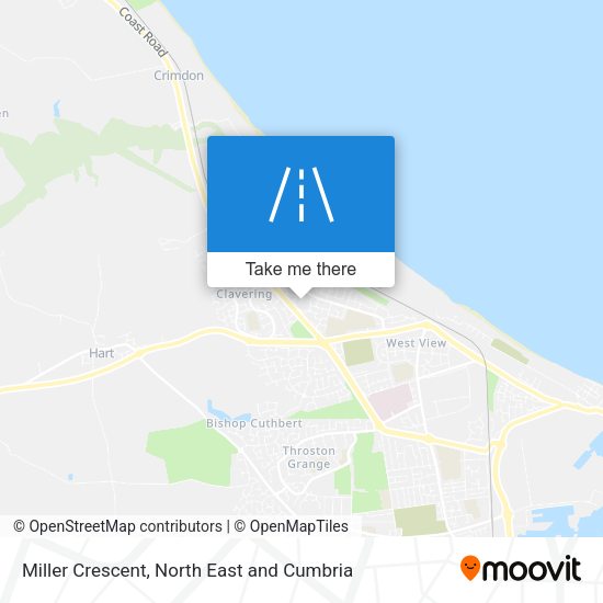 Miller Crescent map