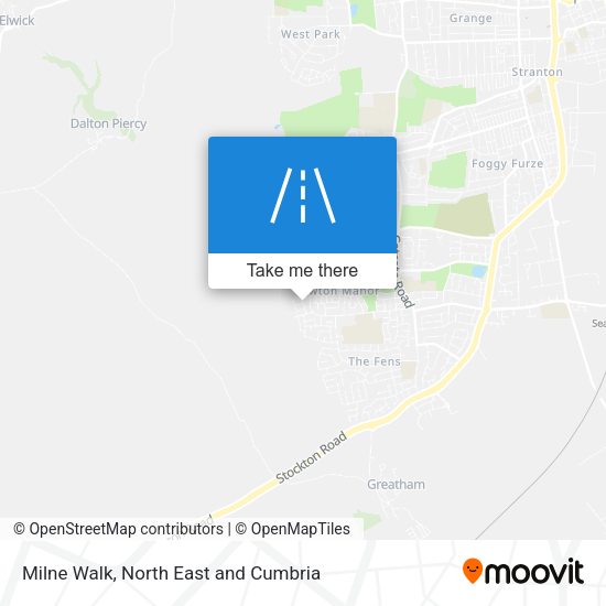 Milne Walk map